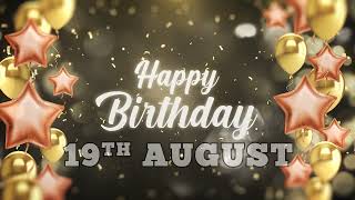 Happy Birthday Countdown | 19 August | Birthday Timer 🎉