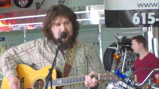 Tim Boucher playing at Bost Harley Davidson for the NashvilleEar.com Songwriter Stage