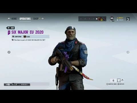 Rainbow Six: Siege - NEW Kaid Six Major EU Set