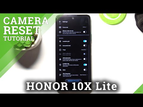 How to Reset Camera Settings in HONOR 10X Lite – Format Camera