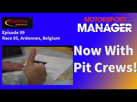 Motorsport Manager Tutorial and Gameplay Part 9 (Race 5, Ardennes) plus Endurance Pack changes