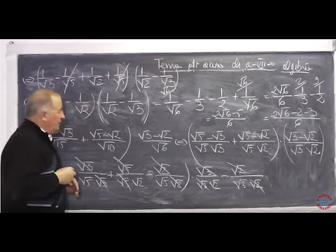 Lectia 800 - Rationalizarea numitorului Operatii cu radicali Ecuatii irationale - Tema Clasa 7