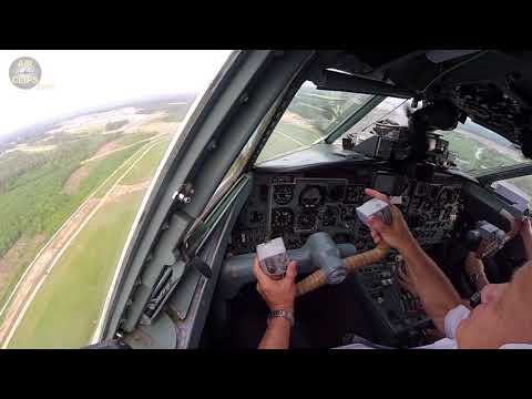 Yakovlev Yak-40 RARE Cockpit Takeoff from Minsk for Merlintour Joyride! [AirClips]