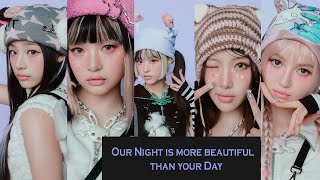 Download lagu NewJeans - 우리의 밤은 당신의 낮보다 아름답다 'Our Night is more Beautiful than Your Day' OST (LYRICS) mp3