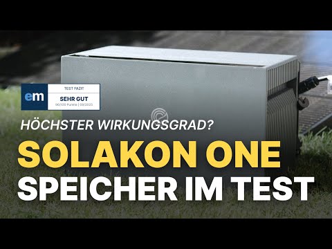 Solakon ONE balcony power plant storage system tested (efficiency, capacity & zero feed-in)