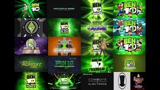 Ben 10 - All intro (2005-2019)