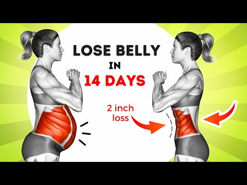 Do This STANDING 30-Min to Lose Your STUBBORN BELLY FAT  | How To Lose Belly Fat in 14 Days