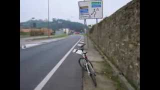 preview picture of video 'Bike ride from Florence to Pistoia in Tuscany Italy'