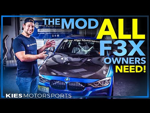 How to INSTALL AN F30 / F32 FRONT STRUT BRACE! (Easy F3x DIY!)