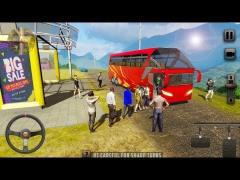 Mountain Bus Driver Simulator 2019: Offroad Bus-Android and ios gameplay