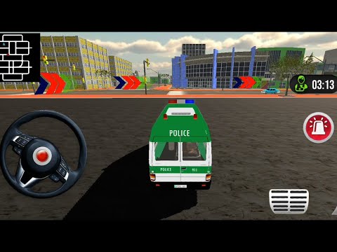 Us Police Ambulance Rescue Driver - Crazy New City In Game - #9 Gameplay