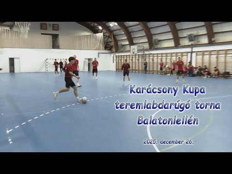 Karácsony Kupa teremlabdarúgó torna Balatonlellén