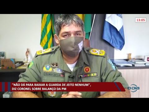 Coronel da Polícia Militar do Piauí apresenta relatório do primeiro quadrimestre do ano 06 05 202