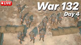 🔴 FOXHOLE AIRBORNE // WAR 132 - DAY 4 // WARDEN FRONTLINE // LIVE GAMEPLAY