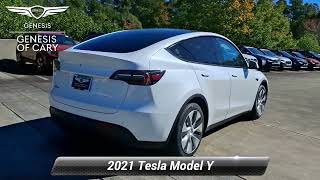 Used 2021 Tesla Model Y Long Range Dual Motor All-Wheel Drive, Cary, NC GV801974B