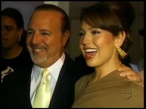 Thalia at Marc Anthony Concert in New York 2005