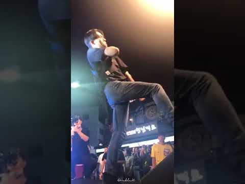 H1GHRMUSIC's Instagram live | Sik-K - Guerrilla concert at Hongdae walking street