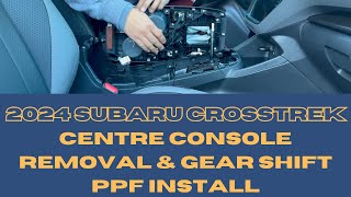 2024 Subaru Crosstrek Centre Console Removal & Gearshift PPF
