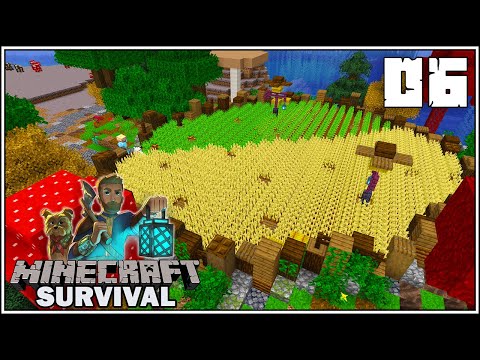 CROP FIELDS & BASTION ADVENTURE!!! - Minecraft 1.16 Survival Let's Play - Episode 6