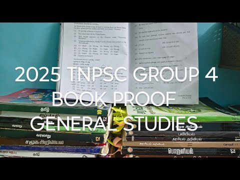 TNPSC GROUP4 2025 GS BOOKPROOF