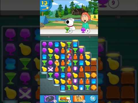 Family Guy - Another Freakin' Mobile Game : Level 51 - 3 stars! No Boosters!