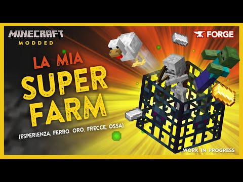 La mia super farm - Minecraft Modded