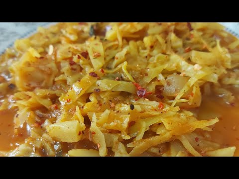 Varivo od slatkog kupusa bez mesa.Posno