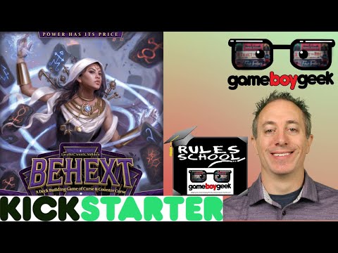 How to Play Behext (Rules School) with the Game Boy Geek