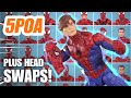 ANIMATED SPIDEY HEAD SWAPS Hasbro Pulse Spider Man Vs Vulture Action Figure Review