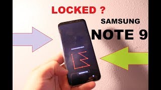 Samsung NOTE 9  RESET forgot password or bypass  SCREEN LOCK! ... Pin, Pattern, FACE ID....