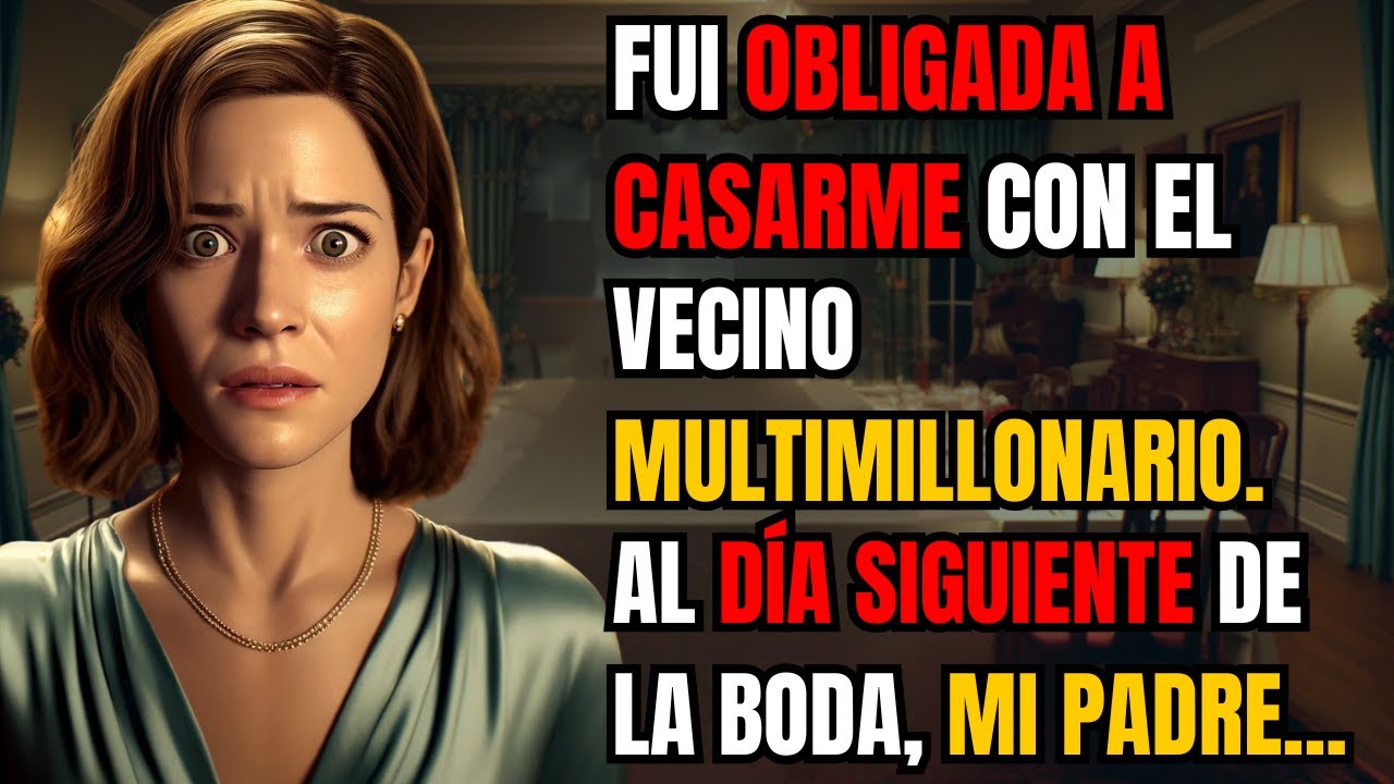 FUI OBLIGADA A CASARME CON EL VECINO MULTIMILLONARIO. AL DÍA SIGUIENTE DE LA BODA, MI PADRE...