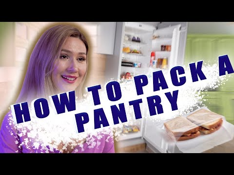 Part of a video titled How to pack a pantry - YouTube