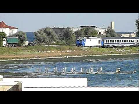 65-1295-0  12988 Mangalia - Bucuresti N  passanger train Eforie Nord 24.aug.2010.