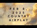 Billboard Top 60 Country Airplay Feb 8 2025