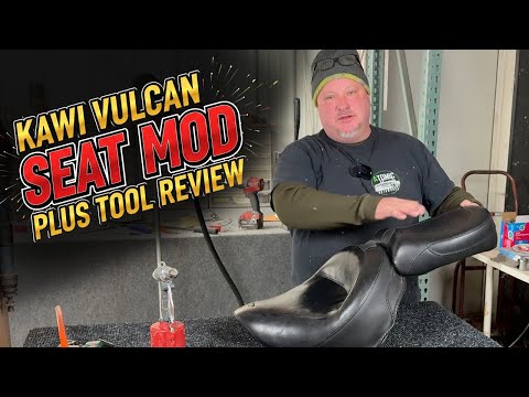 Motorcycle Seat Transformation! Mustang Seat Comfort Upgrade for Vulcan 1600 | Eddie Barrett