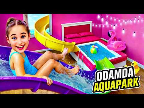 ELIF SINEM TURNED HER ROOM INTO AQUAPARK!! GIANT TEASE TO MY MOTHER, THERE IS A POOL IN MY ROOM!!