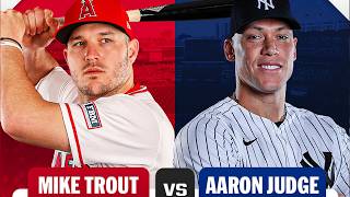 GREATEST BATTLE EVER? Mike Trout & Aaron Judge showed why they're 3x AL MVP winners in the Bronx ????