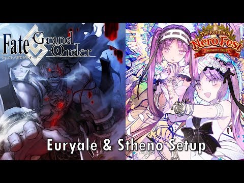 【FGO NA】Nerofest 2018 - vs Heracles - Euryale & Stheno Setup