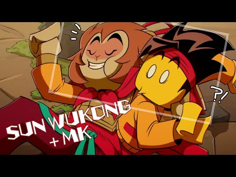 every sun wukong & mk interaction | monkie kid