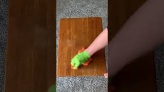 How to remove water rings on wood table #shorts #cleaning