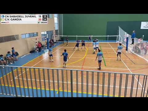CN Sabadell Juvenil Blau VS C.V. Gandía