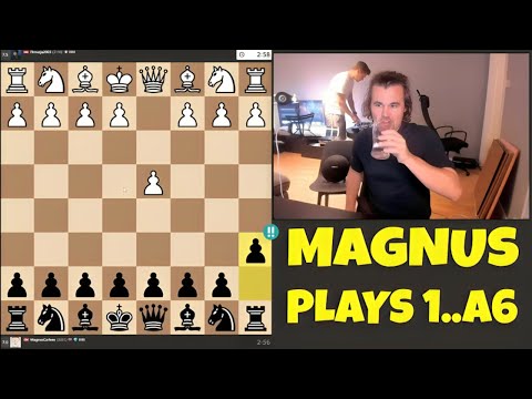 Magnus trolls Alireza with 1.a6!!