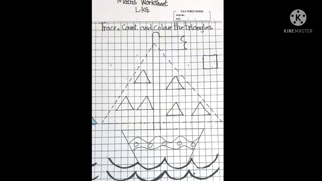 Triangle Shape Worksheet