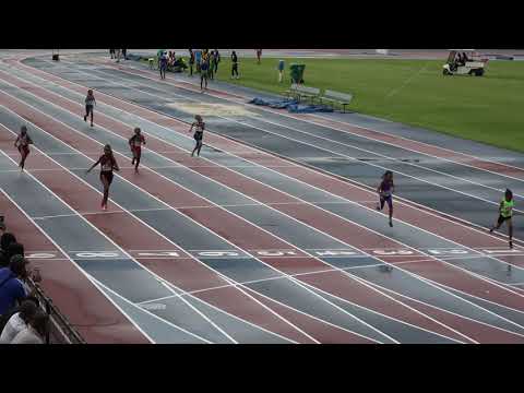 Girls 200m Dash 9-10 Year Old Heat 2 - 44th Annual Northwest Track and Field Classic 2019