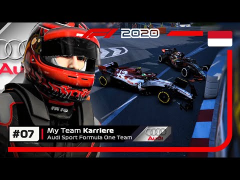 F1 2020 AUDI MYTEAM CAREER Part 7: 2 SAFETY CARS, LOTS OF CRASHES & LOTS OF ACTION!
