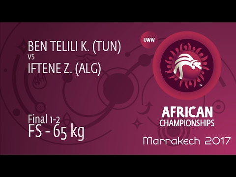 GOLD FS - 65 kg: Z. IFTENE (ALG) df. K. BEN TELILI (TUN) by TF, 10-0