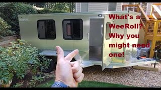 WeeRoll Nomad Camper, WeeRoll Silver Star, micro camper.  (We Roll, Wee Roll)