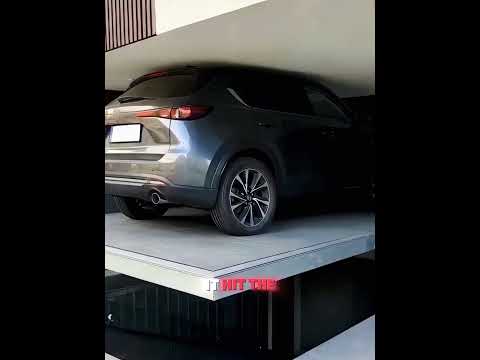 This garage destroyed his car！#car  #funnyshorts