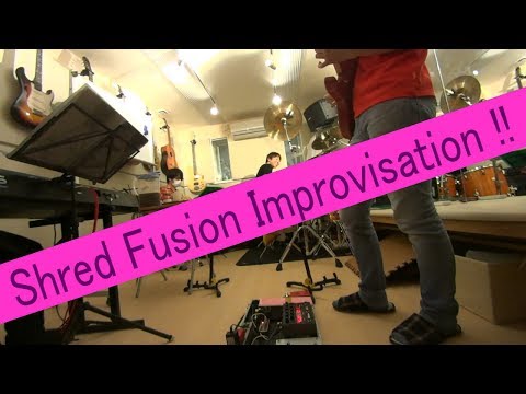 Shred Fusion Guitar Improvisation ( Some Skunk Funk ) - 杜の丘カルテット - 小野寺伸彦