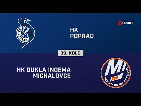 39. kolo: HK Poprad – HK Dukla Ingema Michalovce 0:1 (HIGHLIGHTY)